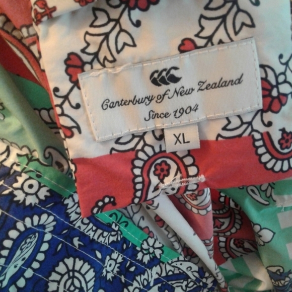 Preppy Canterbury of New Zealand 1904 Mens Cotton Shorts Patchwork Plaid XL NWT - Picture 2 of 7